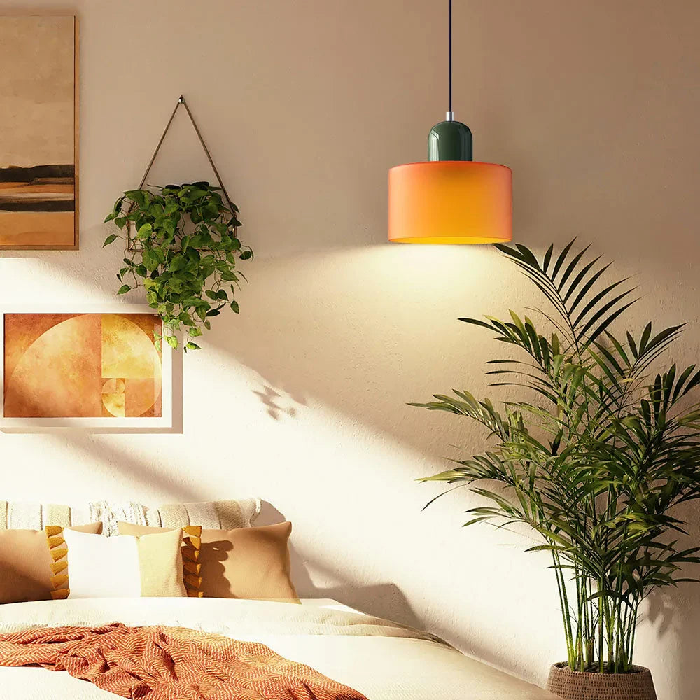 Olive_Green_and_Mandarin_Orange_TheMorandiCylinderPendantLight1.webp
