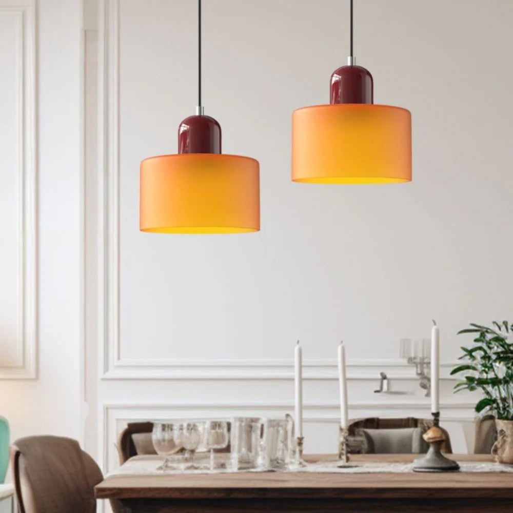 The Morandi Cylinder Pendant Light