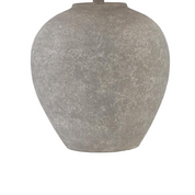 25-Inch Smoky Brown Paper Table Lamp – Modern Casual Design