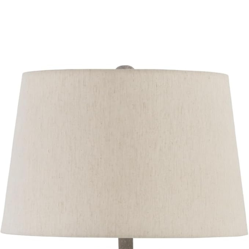 25-Inch Smoky Brown Paper Table Lamp – Modern Casual Design