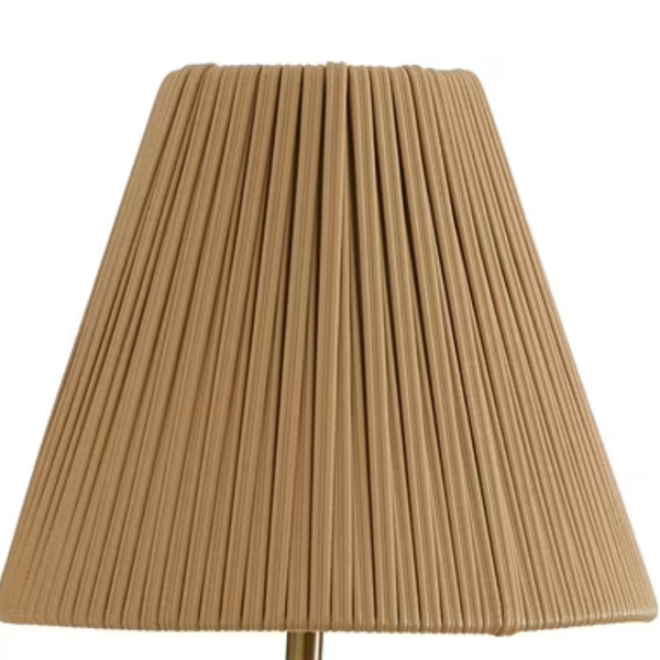 Stylish 11.4 Inch Natural Brown & Beige Rattan LED Rechargeable Cordless Wall Lamp