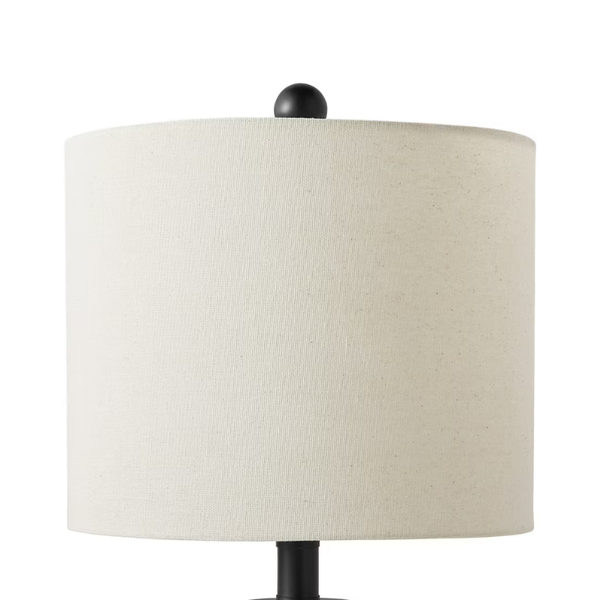 Classic 20 Inch Black Table Lamp with Shade
