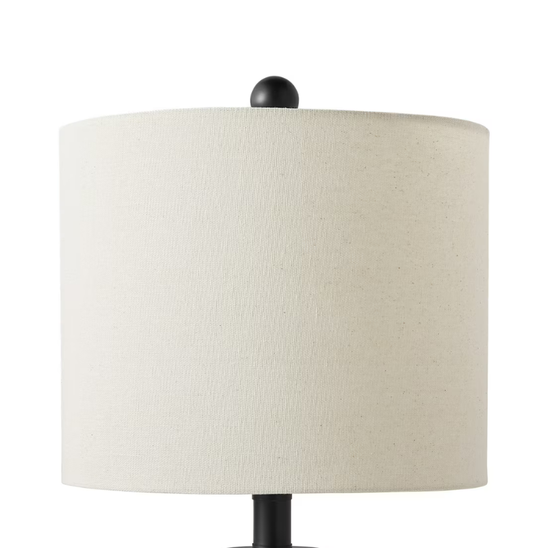 Classic 20 Inch Black Table Lamp with Shade