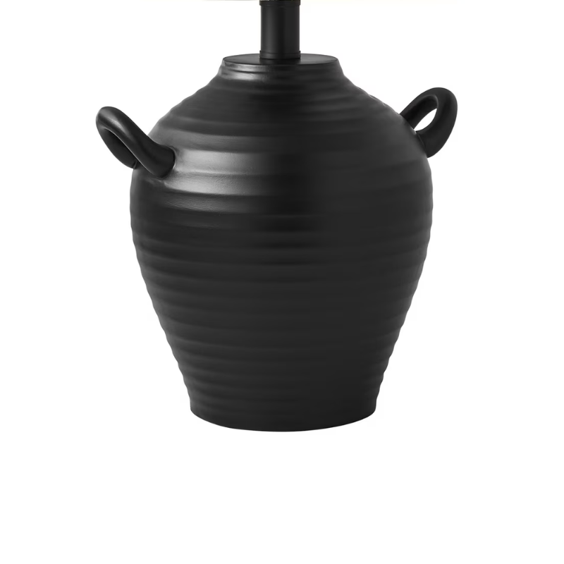 Classic 20 Inch Black Table Lamp with Shade